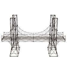 brooklyn wire bridge 107780 3d model