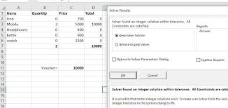 How To Use Solver In Excel Geeksforgeeks