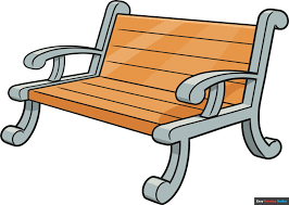 How To Draw A Bench Really Easy
