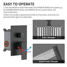 Shower Head With Hand Shower Faucet