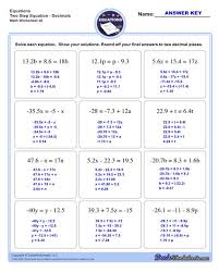 Two Step Equations