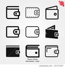 Purse Vector Icon Wallet Symbol For