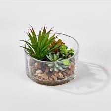 Artificial Dish Garden Succulents