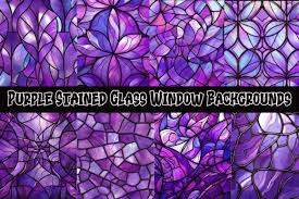 Purple Stained Glass Window Backgrounds