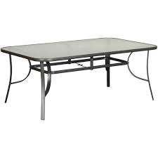 Rushmore Patio Glass Top Dining Table