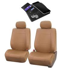 47 In X 23 In X 1 In Pu Leather Half Set Front Seat Covers