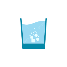 Fresh Water Clipart Vector Glass Icon