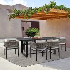 Alegria Outdoor Patio 7 Piece Dining