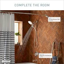 Adjustable Length Curved Shower Rod