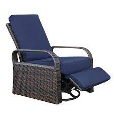 Wicker Outdoor Recliner