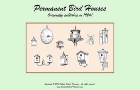 1924 Birds House Building Plans Pdf