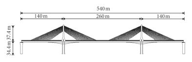 seismic vibration mitigation of a cable