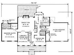 Colonial House Plan With 3 Bedrooms And