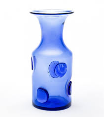 Blenko Blue Glass Carafe Usa Capsule
