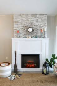 Diy Faux Stone Fireplace Chimney