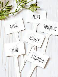 Herb Markers And Free Printable