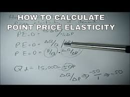 How To Calculate Point Elasticity