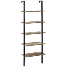 Homcom Industrial 5 Tier Ladder Shelf