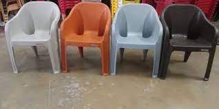 Brown Plastic Outdoor Chair At Rs 250