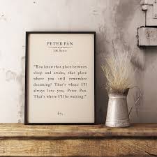 Book Quote Inspirational Wall Art