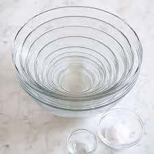 10 Piece Glass Mixing Bowl Set