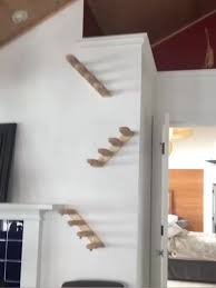 Wall Mounted Wooden Cat Climbing Shelf