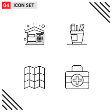 100 000 Container House Icon Vector