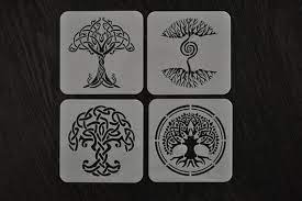 Celtic Tree Of Life Stencil Custom