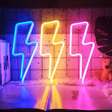 Lightning Bolt Shaped Led Neon Light