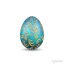 Easter Egg 3d Icon Ornate Color Egg