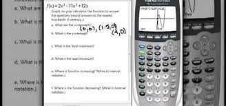 Graph X Y Intercepts On A Ti 84 Plus