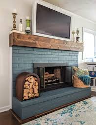 Diy Rustic Fireplace Mantel The Cure