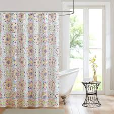 Zoe Printed Shower Curtain Multi