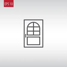 House Door Icon Stock Vector By Mr