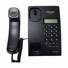 Black Panasonic Kx Ts62 Landline Phone