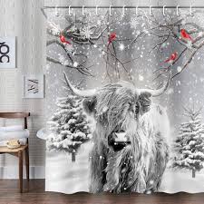 Winter Shower Curtain Funny