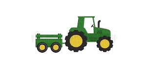 Farm Tractor Embroidery Design Machine