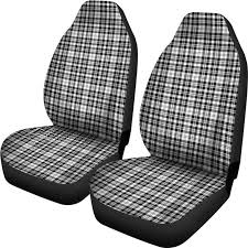 Modern Tartan Plaid Car Seat Cover