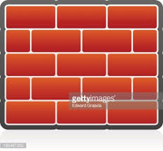 Brick Wall Icon Stock Clipart Royalty