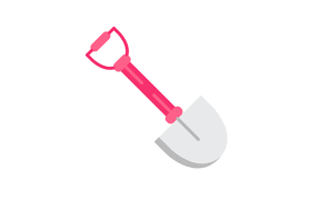 Shovel Icon Graphic By Back1design1