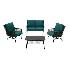 Hampton Bay Cushionguard Malachite Patio Lounge Chair Slipcover Set