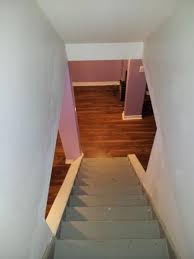 Basement Hand Railing Half Open Wall