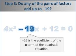 Solving A Quadratic Equation Using