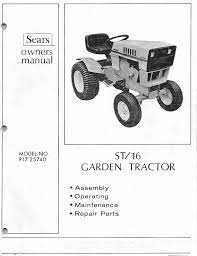 16 Tractor Operator Service Parts