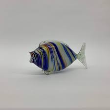 Large Murano Glass Fish Vintage 1980 S