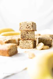 vegan banana bread bars healthy n