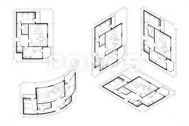 Isometric Architect Blueprint Vector
