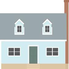 Cape Cod House Vector Art Icons And