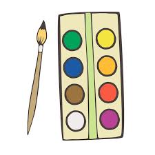 Paint And Brush Vector Color Icon
