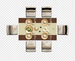 Dinning Table Set Top View Table Icon